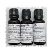 Propolislösung: Enthält 40% Propolis